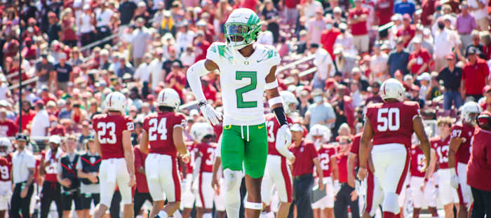 Mykael Wright against Stanford.